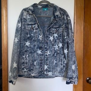 Oversized Distressed Jean Jacket 🤍